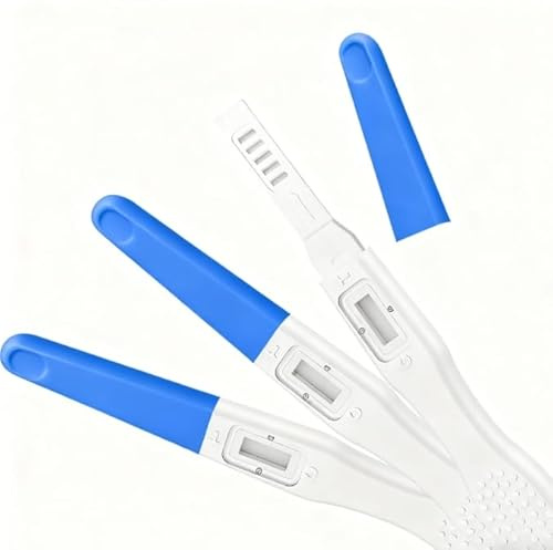 4 Pcs Détection précoce de la grossesse, Pratique Et Rapide, Tests De Grossesse, Bleu