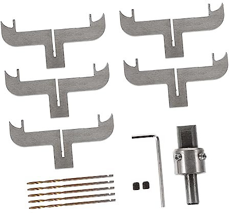 Luxshiny Kit De Fresas Para Madera Para Pulseras y Anillos Taladro De Precisión Duradero Accesorios Para Moldeo De Madera Adecuado Para Bricolaje y Máquinas Cnc