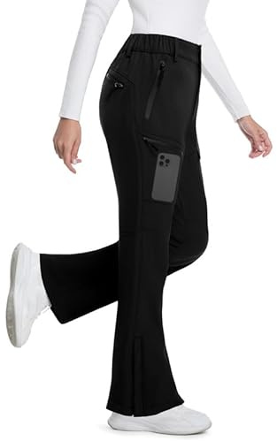 BondiTrekk Wanderhose Wasserabweisend Bootcut Leggings Schlaghose Warm Winterhose XS-2XL