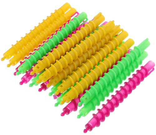 Bigoudis Permanents Abs 100 Pièces pour Cheveux, Spirale de Coiffure
