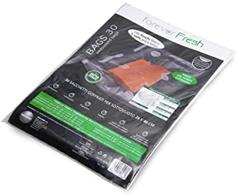 MACOM Forever Fresh 701C. Confezione 2 Rotoli goffrati 28 cm x 5 m per la conservazione sottovuoto alimenti e cottura