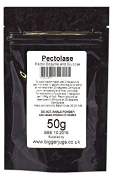 Pectolase 50g Pack Top Food Grade Supplied in Heavy Duty Resealable Pouch for Wine Making