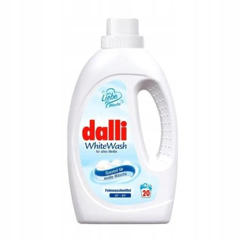 dalli WhiteWash Fein Waschmittel Spezial für Weiße Wäsche 20W 1,1L Flüssig