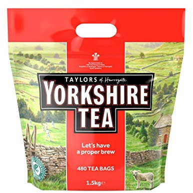 Yorkshire Tea Sacs 1 tasse - 4x480