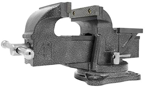 WEN BV454 Étau d'établi en fonte robuste de 10,2 cm avec base pivotante
