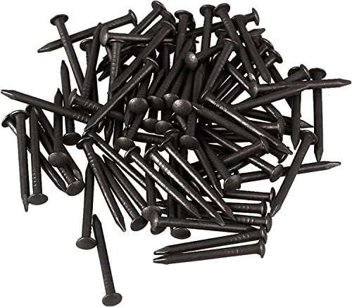Lot de 50 clous en acier au carbone Noir 3,8 cm