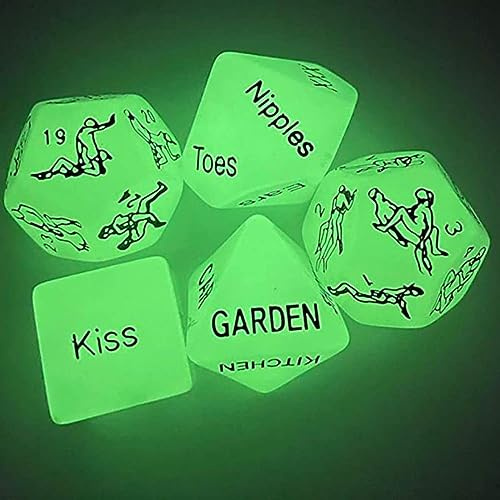 ̶𝙨̶𝙚̶𝙭̶ ̶𝙩̶𝙤̶𝙮̶ ̶ Dadi Verdi Fiamma Verde, Regali Per Coppie Gioco Di Dadi Per Eventi Familiari San Valentino