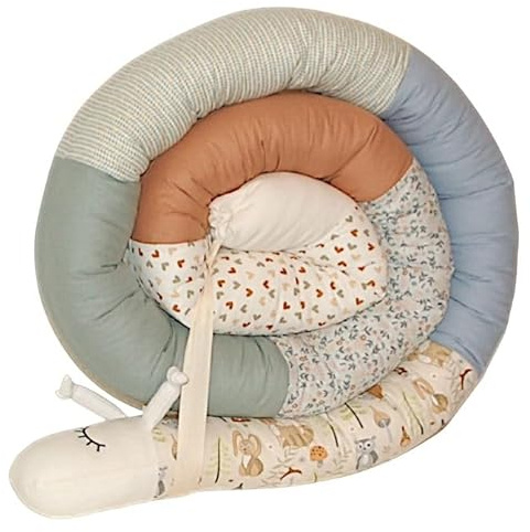 Bettschlange/Bettschnecke XXL (Motiv Fuchs) Länge 250cm **personalisierbar**Seitenschläferkissen