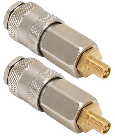 2er-Pack Hochleistungs-Luftkompressor-Adapter aus Stahl für Reifenfüller