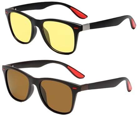 DKDDSSS Polarisierte Sonnenbrille, Polarisierte Sonnenbrille Herren/Damen, Sonnenbrille Herren Polarisiert, Sonnenbrille Polarisiert Damen, UV Schutz, Unisex