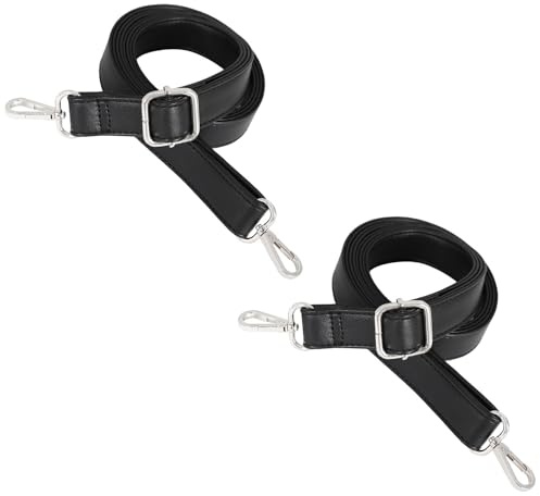 OWLMATE Schultergurt für Taschen, Schulterriemen für Taschen, Gurt für Umhängetasche, Taschengurte Längenverstellbarer 70-130cm (Schwarz)