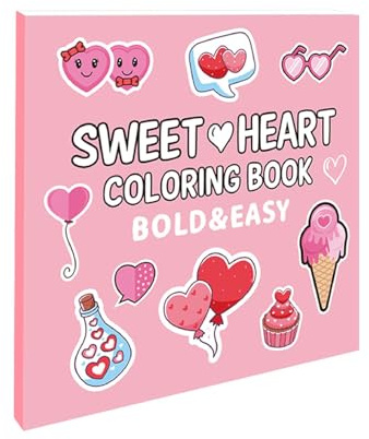 Simple Art Coloring Book Bold, Easy, Delicious Foods, Snacks