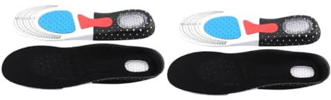 COLLBATH 2 Paar Schuhpolster für Sporteinlagen elastic band elastikband zwillengummi sockentrockner rutschfest atmungsaktive EVA-Einlegesohle Einlegesohle für militärische Ausbildung Black