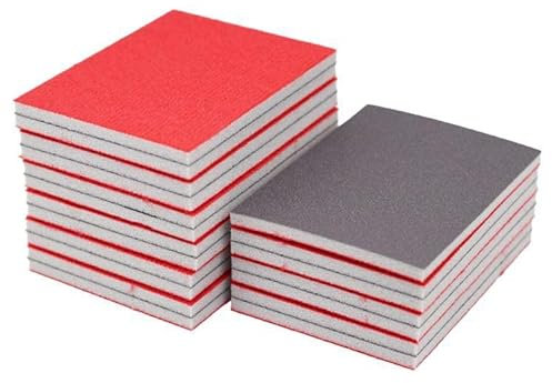 EOAMGO Set di 23 spugne abrasive, per legno, a secco, 180 – 2500, grana 180 – 2500