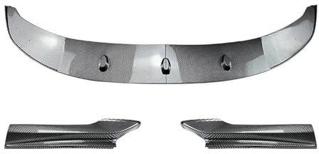 VTSGBLS Auto Frontspoiler Für 5er F10 F11 520 523 525 535 530 MS&Port 2011-2017 Frontstoßstangenlippe Bodykit Spoiler Autosplitter Stoßstangen-Canardlippe Frontstoßstangenspoiler(Carbon-Look)