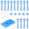 JEYORZY 100 Pcs Removedor de Puntos Negros, Desechable Blackhead, Agujas para Eliminar Espinillas, Eliminación de Comedones Azules, Juego Profesional de Removedor de Puntos Negros para Salón y Hogar