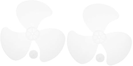 NUOBESTY 2pièces Ventilateur De Bureau Portable à Trois Pales Lot De Lames De Remplacement Pour Ventilateur Électrique Petit Et Polyvalent