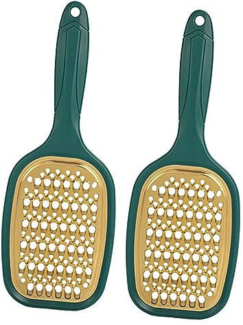 Rallador de Verduras 2 Piezas Verde de Abs y Acero Inoxidable
