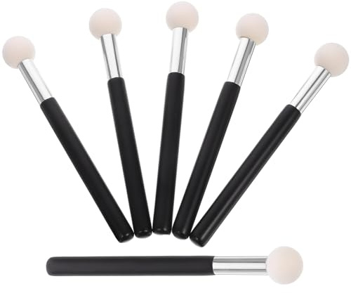 PACKOVE 6stücke Kosmetikpinselset Mit Concealerpinsel Runder Kopf Für Augenpartie Make-up-werkzeuge Tragbar Zum Auftragen Von Puder Creme Und Flüssigen Produkten