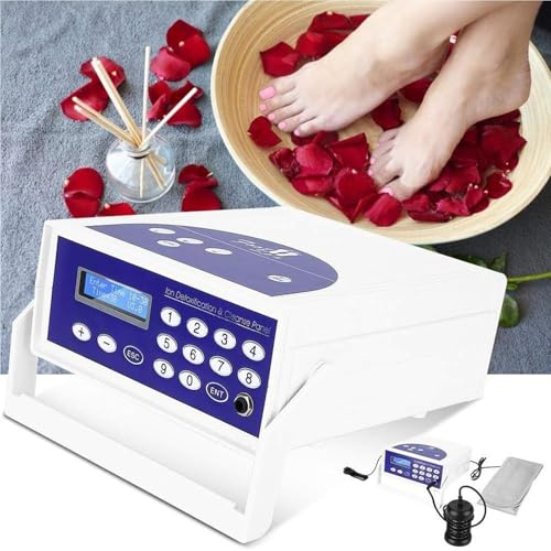 Professionelle Ionen-Fuß-Detox-Spa-Maschine — Negative Wasserstoffionen-Reinigung mit Ferninfrarot-Gurt & Ionenarray, digitales Fußbad für Zuhause, Salon & Beauty-Club Verwendung