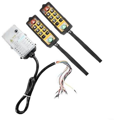 Industrielle Fernbedienung für Hebezeuge und Kräne, Modell YU-8, wasserdicht, ölbeständig, säurebeständig, Hebemaschinen-Controller mit 80 (DC 24 V)