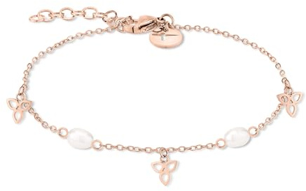 Tamaris Armband für Damen aus Edelstahl, Frauen Armschmuck größenverstellbar und wasserfest