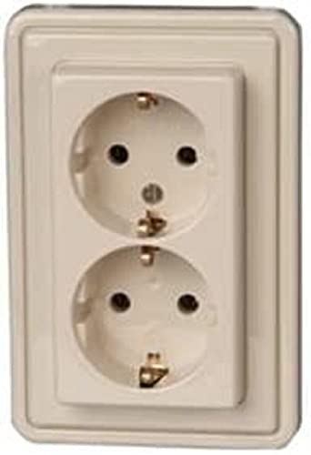 Kopp 118301084 Schutzkontakt 2-fach-Steckdose UP-Standard