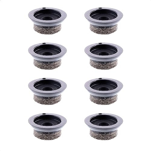 Wagner QuickClick® Filzgleiter Möbelgleiter Stuhlgleiter Ersatz - 8er-Set Ersatzgleiter austauschbar ersetzbar - Wollfilz Ultrasoft Ø 20 mm - für Basis Ø 14/17 mm - Made in DE - 15829600