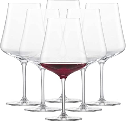 Schott Zwiesel 113769 Rojo Vino Vidrio, Vidrio, Transparente, 6 Unidades
