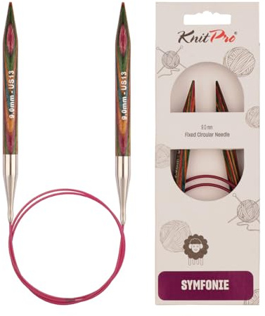 KnitPro Symfonie Rundstricknadeln 32 (80cm) | 9mm