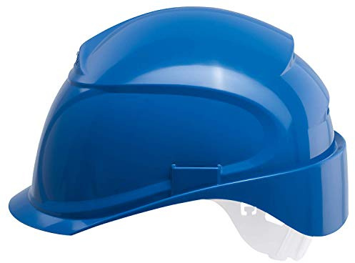 Uvex Airwing B-S Schutzhelm - Belüfteter Arbeitshelm für die Baustelle - Blau Blau