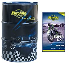 Putoline 510-70088 PUTOLINE Super DX4 10W-40, 4-Takt Motoröl, mineralisch, 60 Liter