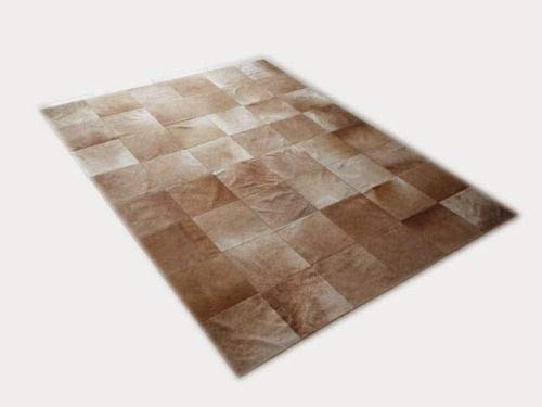 Vip-leather NEU KUHFELL Patchwork Teppich Art 5200 (240 cm x 300 cm)