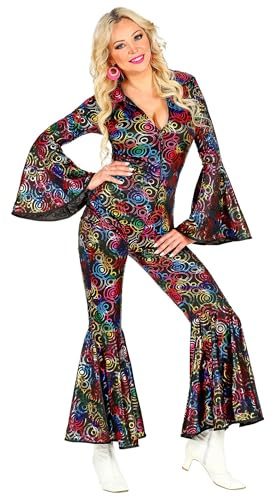 W WIDMANN MILANO Party Fashion - Costume stile disco anni '70, tuta, Dancing Queen, carnevale