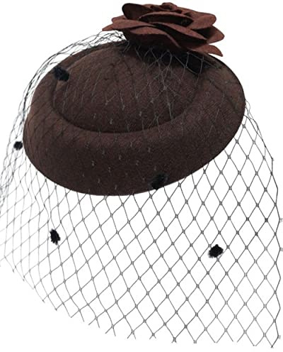 Ro Rox Ruby Rosen Vintage Retro 40er 50er Jahre Fascinator Hochzeit Party Hut