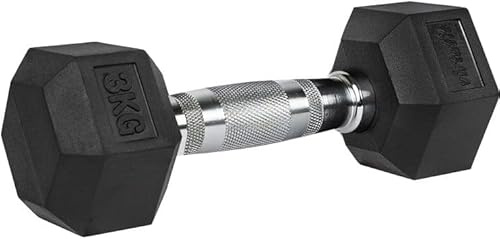 VirtuFit Hexa Hantel Pro - 3 kg - Pro Stück