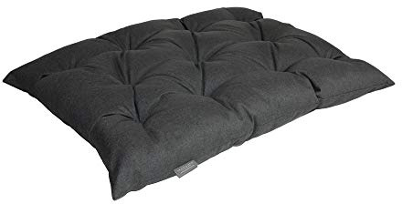 Mayaadi-Home Hundebett Hundekissen Hundematratze Hundematte Orthopädisches Hundesofa Allergiker geeignet Hundekorb Pflegeleicht Liegekissen Hundeautositz Gestepptes Steppo Dunkelgrau XXL (120x100 cm)