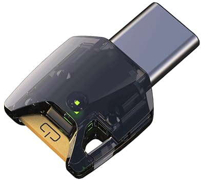 Winkeo-C FIDO2 Sicherheitsschlüssel, passwortlos und Zwei-Faktor-Authentifizierung, für PC, Tablet und Smartphone mit USB-Typ-C-Schnittstelle