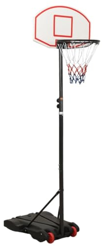 Basketballständer Weiß 216-250 cm Polyethylen