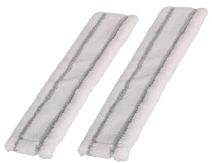BCZR 2 Stück Ersatzmikrofaser Wischbezug, Ersatzteile Kompatibel, Fenstersauger Sprühflasche Zubehör, Für Fenstersauger Zubehör Pads Wv2 Wv5 Wv6 (27.5 * 7Cm)
