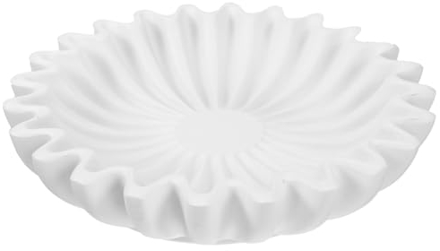 Cabilock Grand Bol Décoratif Pour Table Bol À Clés Bol Décoratif Ondulé Plateau De Rangement Pour Bijoux