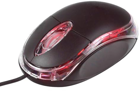 Miini Optische kabelgebundene Maus, tragbare kabelgebundene Spielmäuse, kleine optische Maus, programmierbare USB-Kabel-Computermaus, verstellbare ergonomische Computer-USB-Maus, bequeme Maus für PC