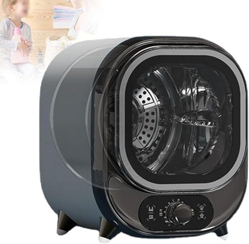 Petit sèche-linge à condensateur, capacité de 5 kg, sèche-linge portable compact, petit sèche-linge à condensation, mini essoreuse avec capacité de charge de 0,8 kg, pour appartements et cam