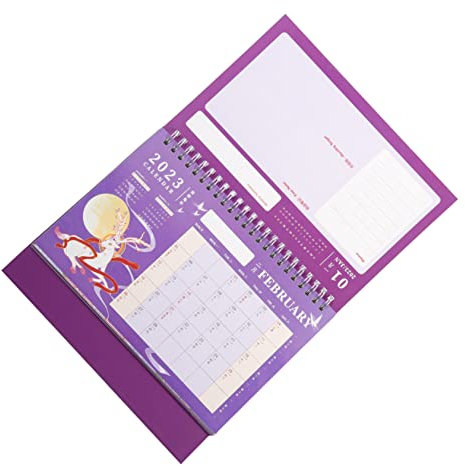 HAPINARY Tischkalender Kalender Retro-kalender Antiker Planungskalender Papierkalender Klappkalender Bürokalender Schreibtischdeko Kalenderzeitplan