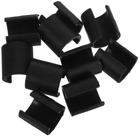 Yardwe Eckfahnenschnallen 10 Stück Abs Kunststoff Fahnenmastclips Fußball Trainingsausrüstung Stabile Markierungsstangenclips Für Agilitätstraining Spielfeld Und Garten