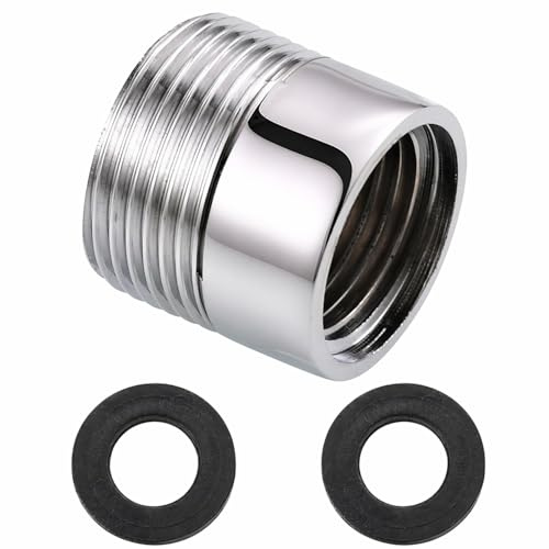 QZKJQDD Reductor de 3/4 a 1/2 pulgadas, 1 pieza adaptador de 3/4 pulgadas a 1/2 pulgadas, reductor, accesorio roscado de acero inoxidable, conexiones roscadas internas de rosca exterior, adecuado para