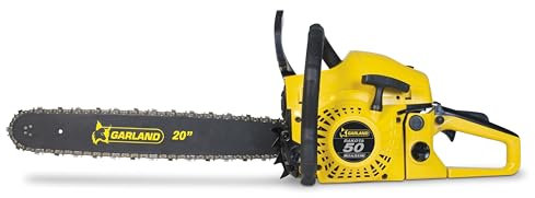 GARLAND DAKOTA 50 - Motosierra de gasolina 49,3 cc, 2,68 CV, espada 20, sistema antivibración, arranque fácil, freno de cadena, uso profesional y doméstico