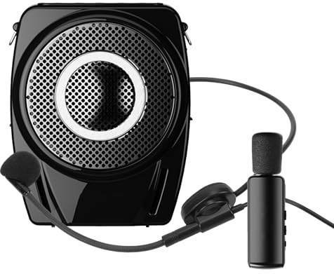 Sunydog Voice Amplifier with Headset Microphone, 2.4G Wireless PA System Speaker for Classroom Training