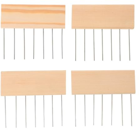Homoyoyo Ensemble De 4 Outils pour Peinture À l'eau Matériel De Loisirs Créatifs Fournitures pour Peinture Fluide Accessoires pour Artistes Peintres Outils pour l'art Texturé