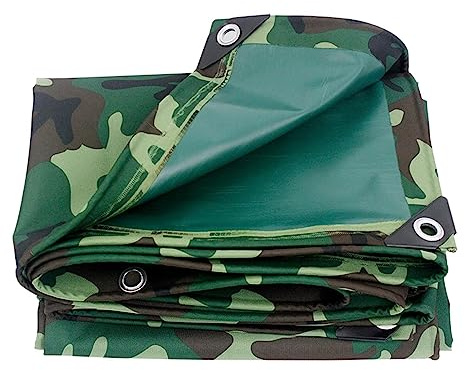 BODHIS Heavy Duty Camouflage Tarpaulin watertighty Tarp Sheet for Car Garden Fishing Furniture Caravan Cove